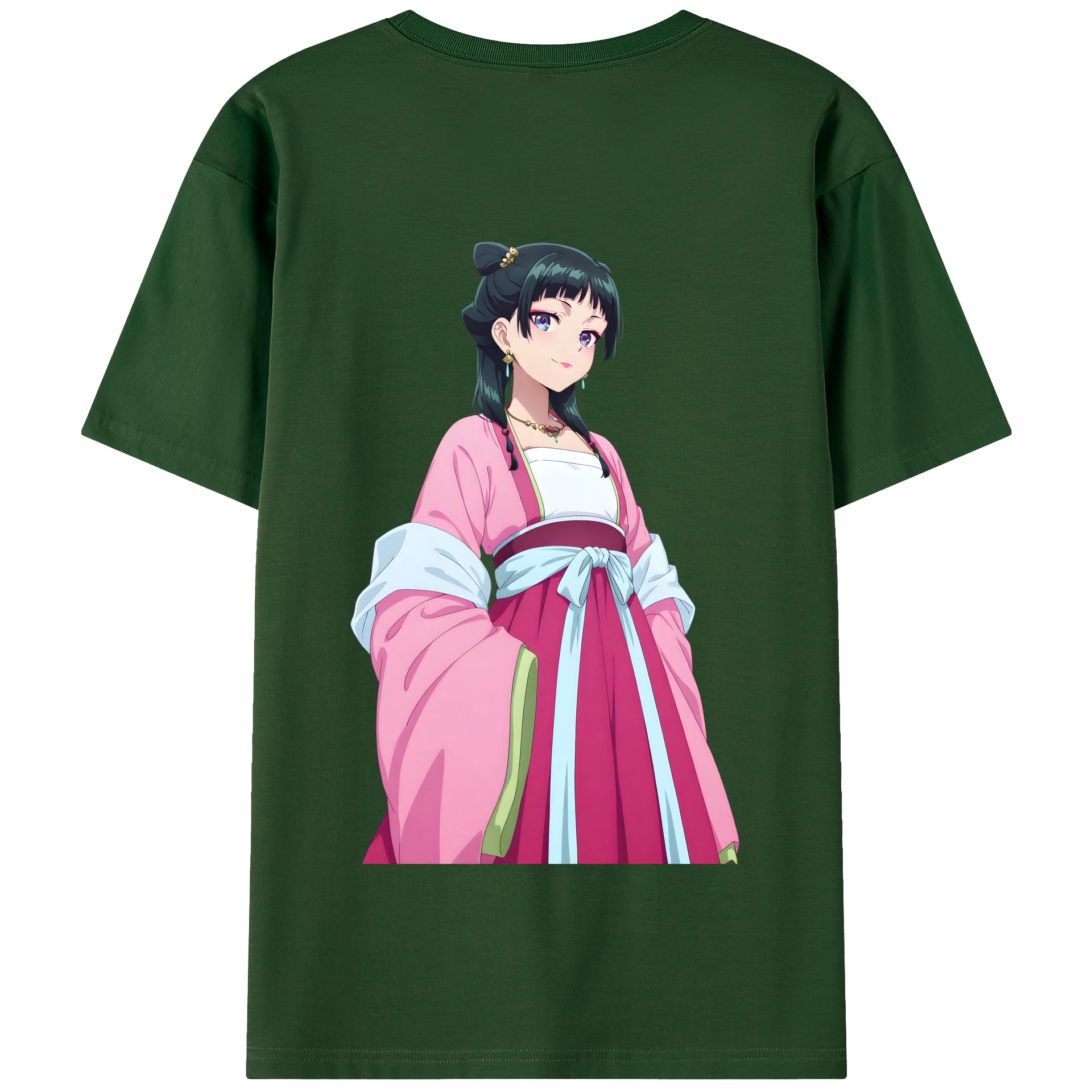 （画像用） 薬屋のひとりごと The Apothecary Diaries 綿100％半袖Tシャツ（背面プリント）